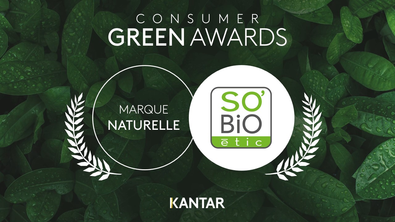 CONSUMER GREENDAY AWARD KANTAR SO BIO ETIC