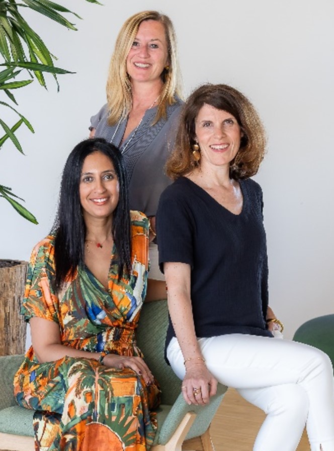 Les 3 directrices Amélie Fiessinger, Hanane Bourimi et Marianne Dupuch-Guillois